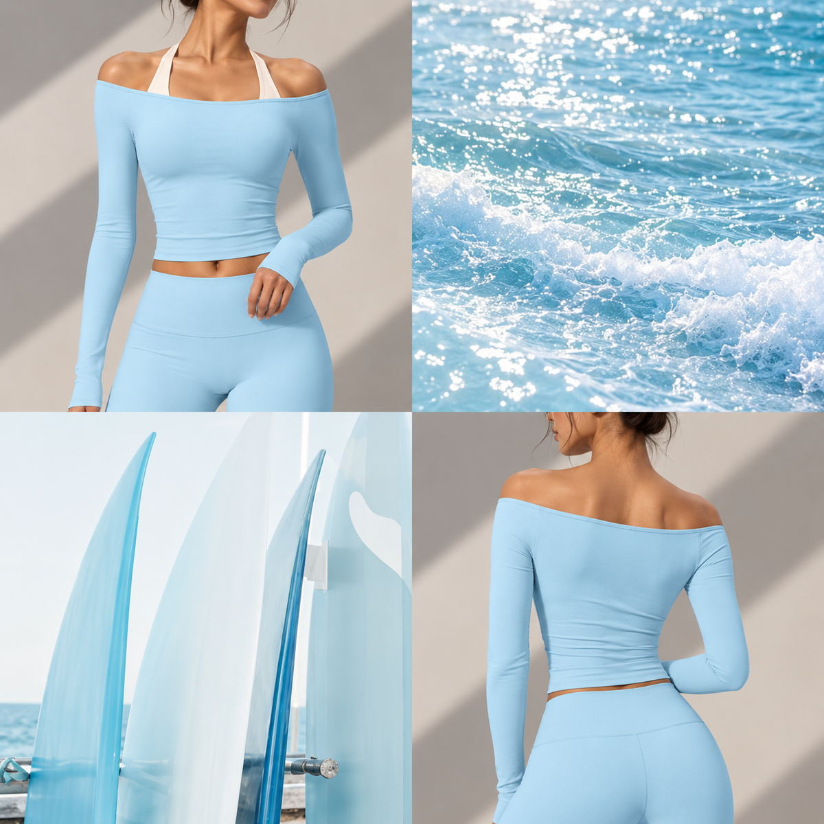 WOO YOGA | Coastal Blue Activewear