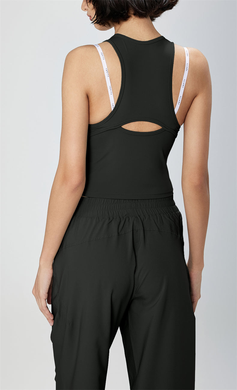 Gia Open Back Tank Top - WOO YOGA