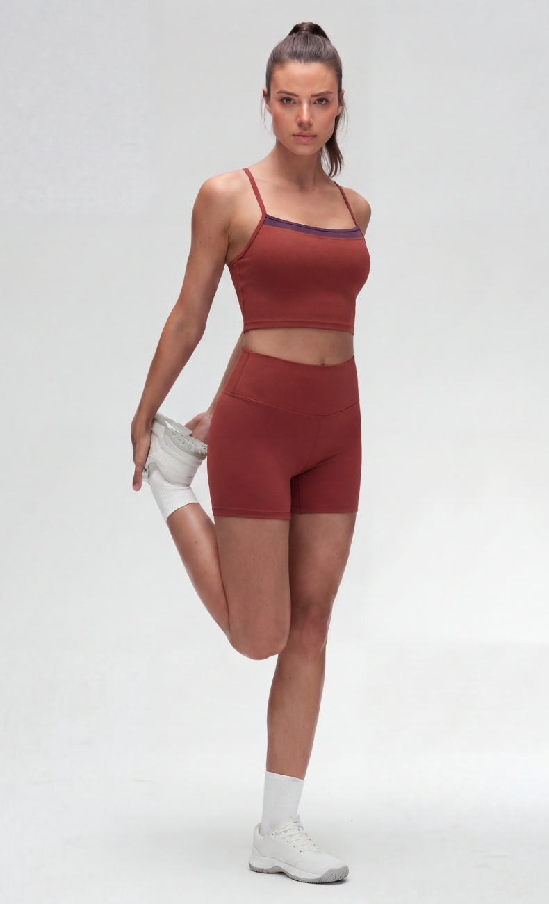 Darcy Flex Workout Tank & High Waisted Biker Short Set