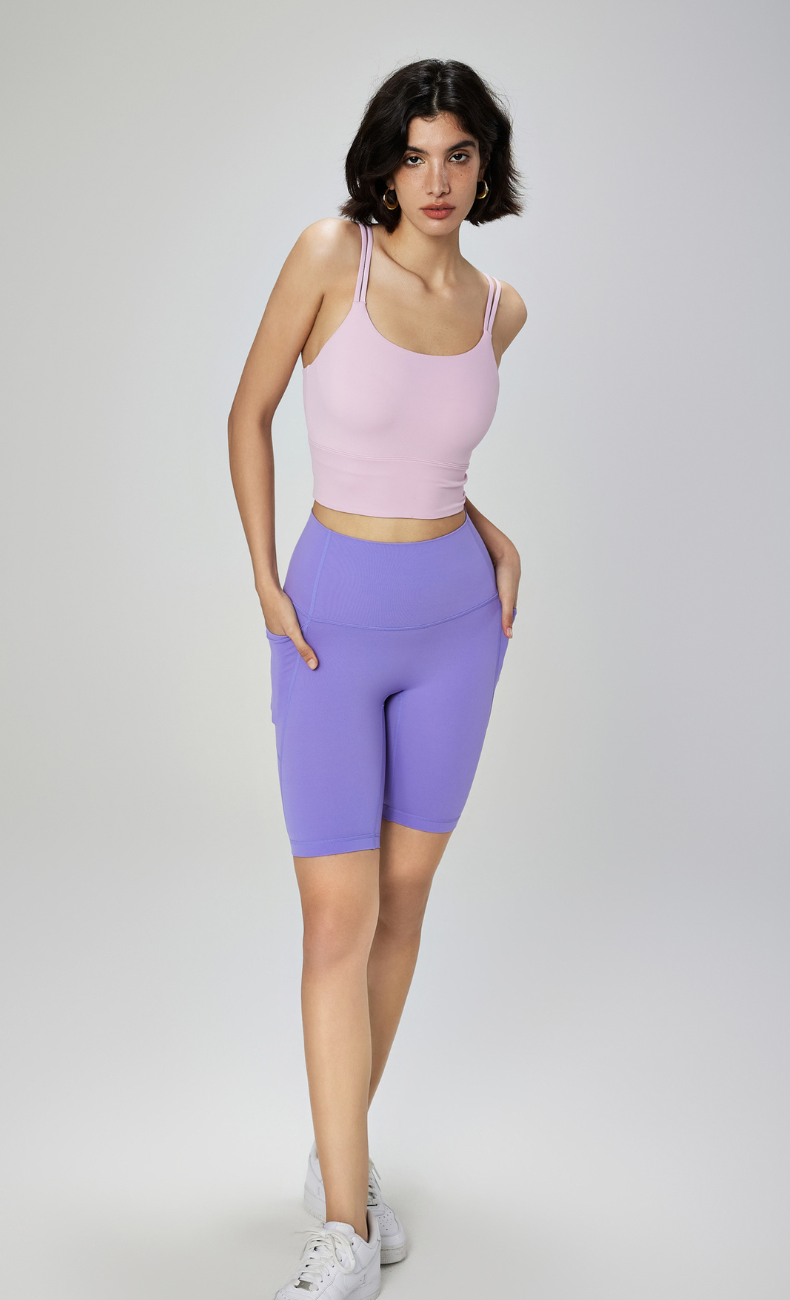 Jen High-Waisted Bike Short with Pockets