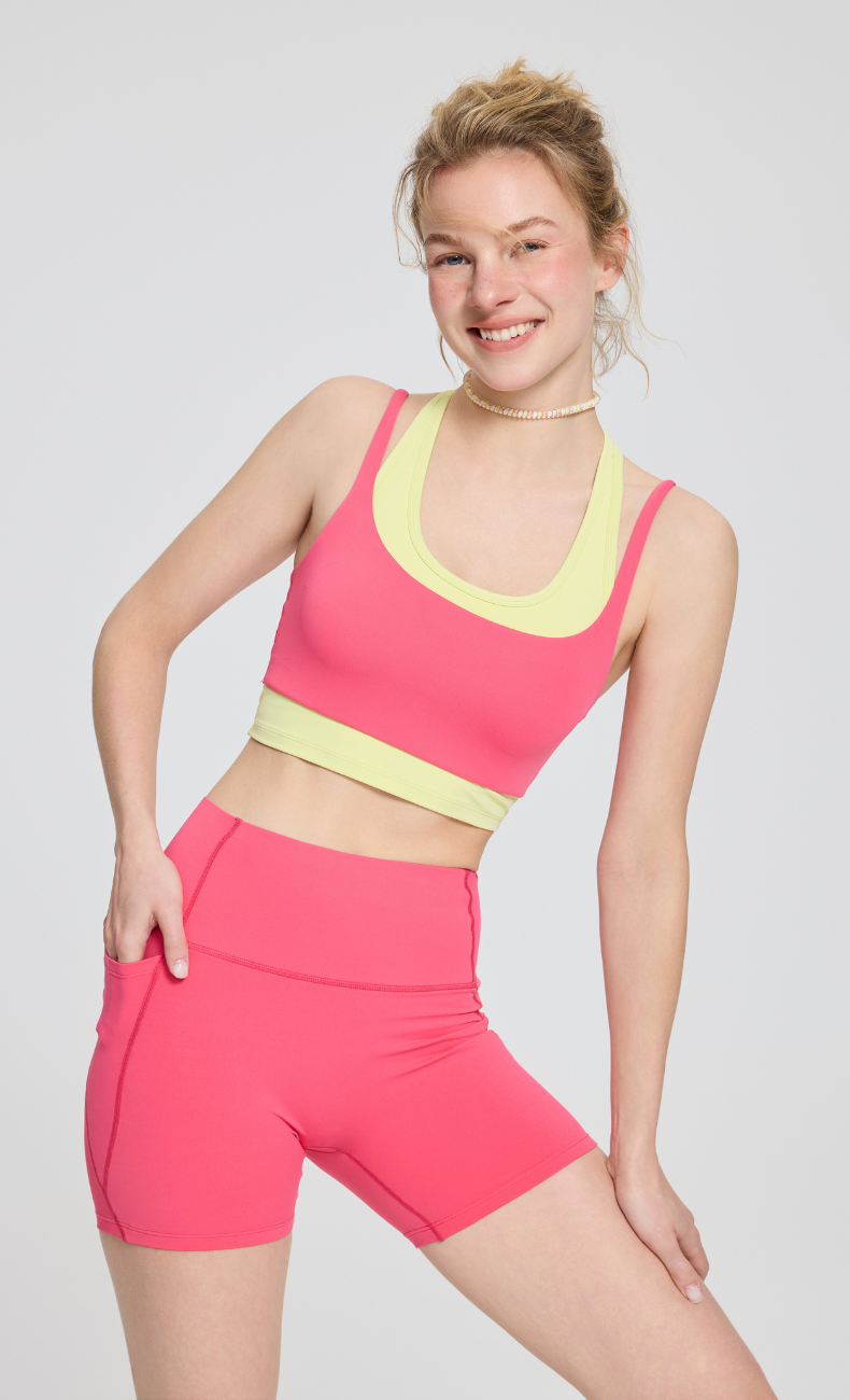 Jenny High-Waisted Biker Short with Pockets