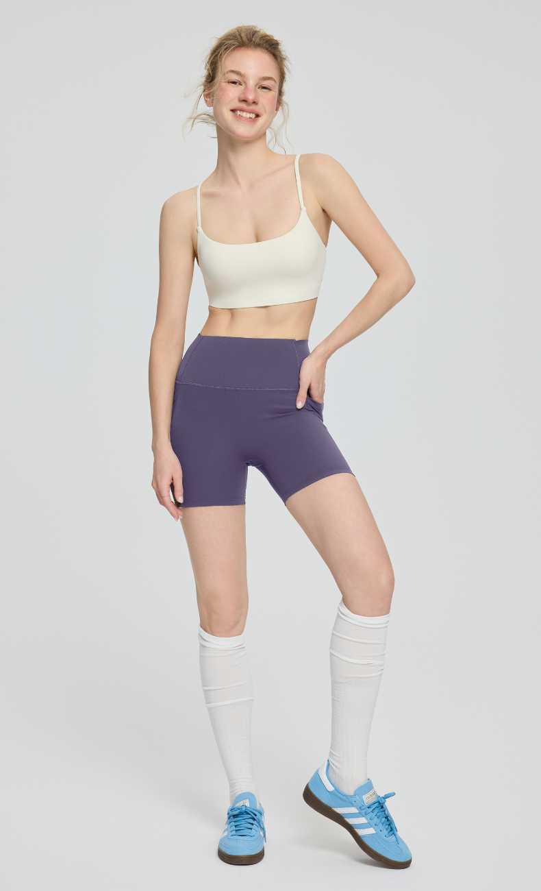 Jenny High-Waisted Biker Short with Pockets