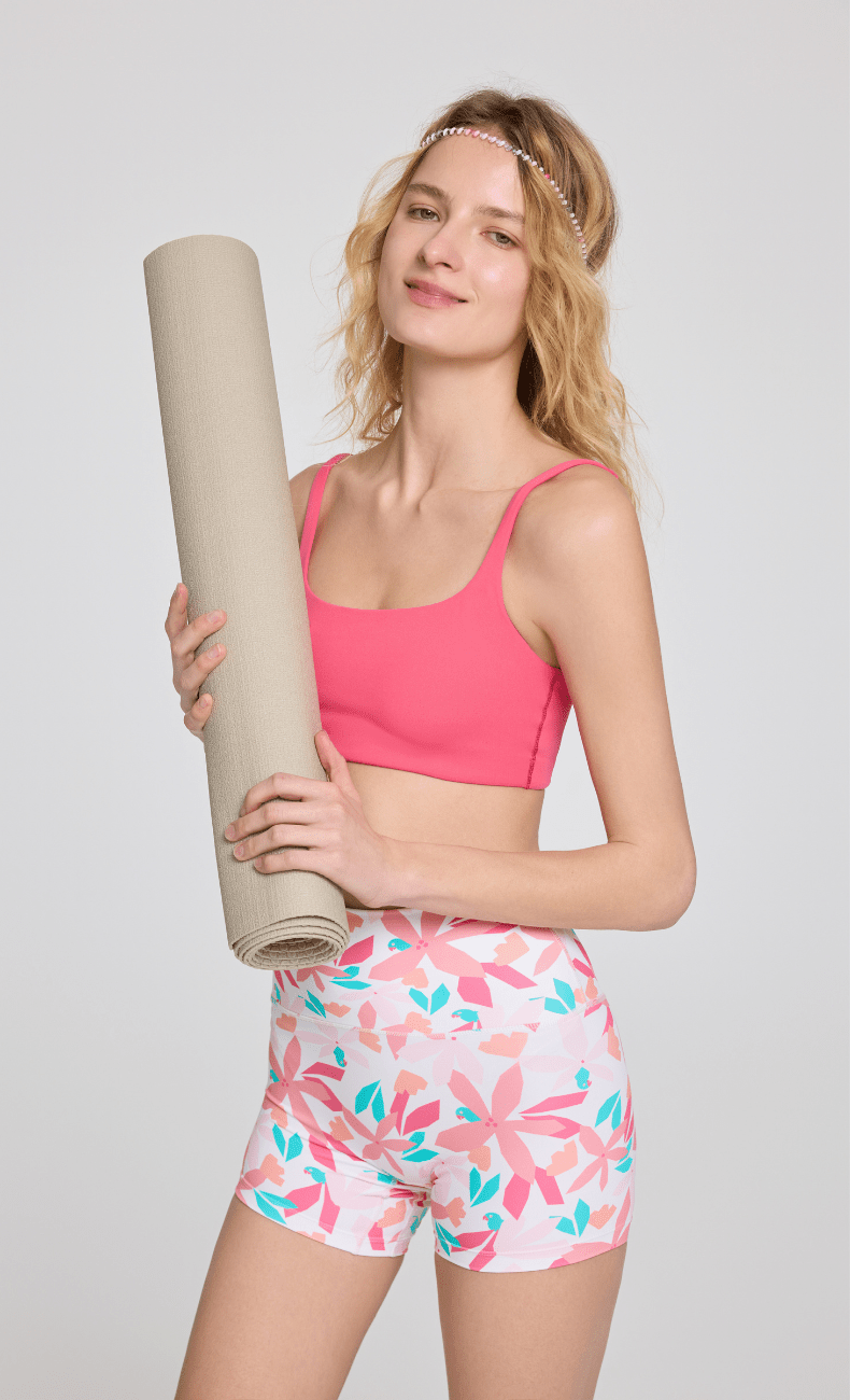 WOO YOGA Shorts Sonya FlexPrint Biker Short