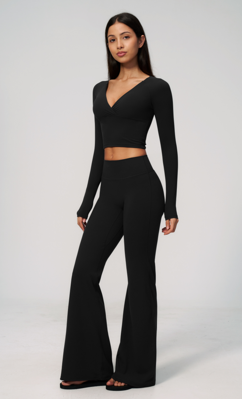 Leah High Waisted Flare Legging