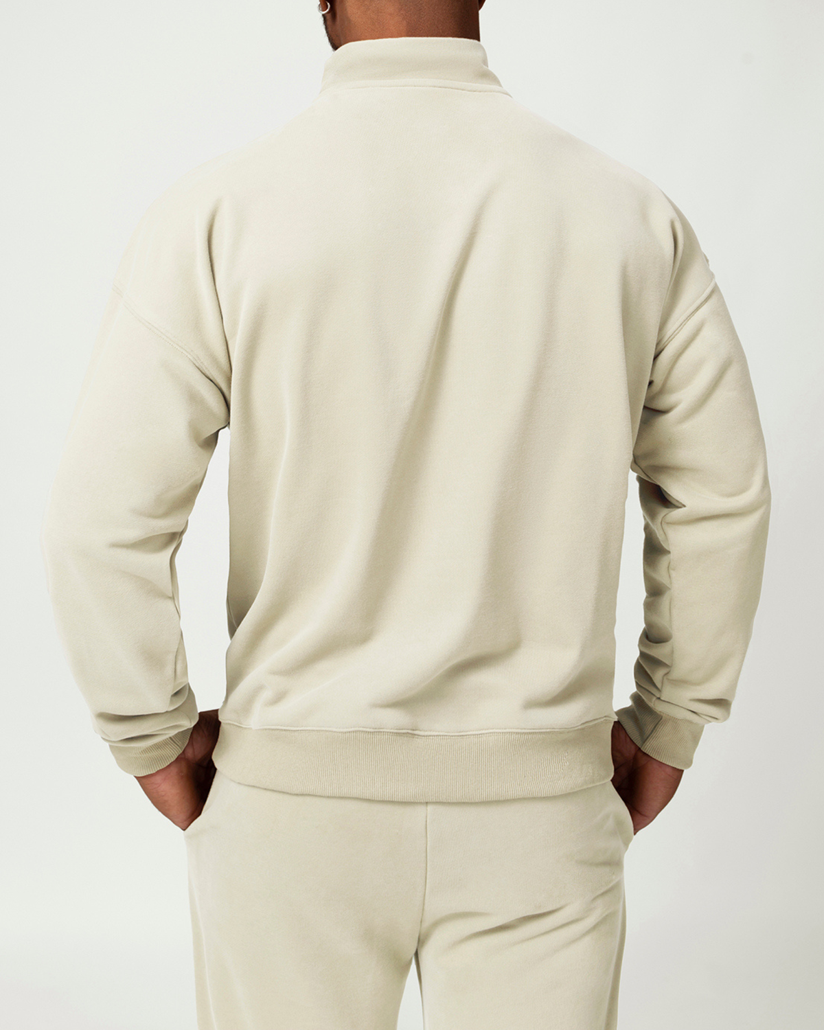 Everyday Ease Cotton Blend Men's Half Zip Pullover