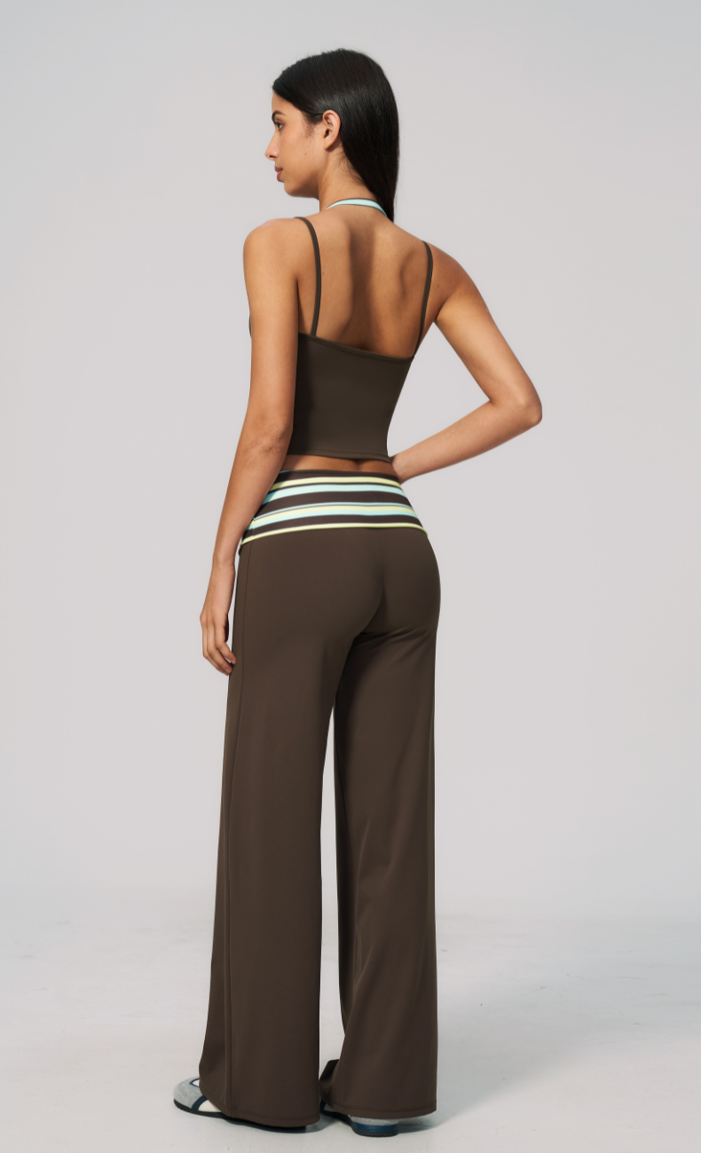Harper Riviera Stripe Wide Leg Matching Set