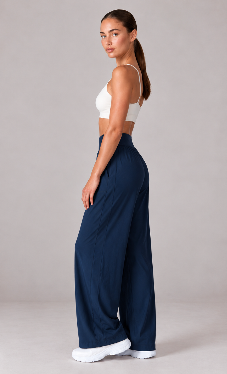 Clara High Waisted Wide Leg Pant