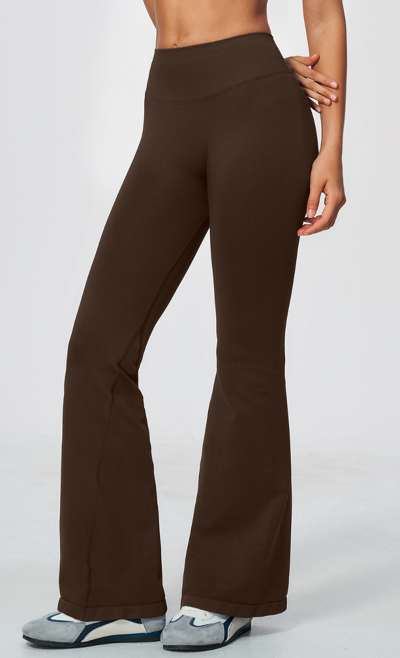 Malia Ribbed High Waisted Flare Legging