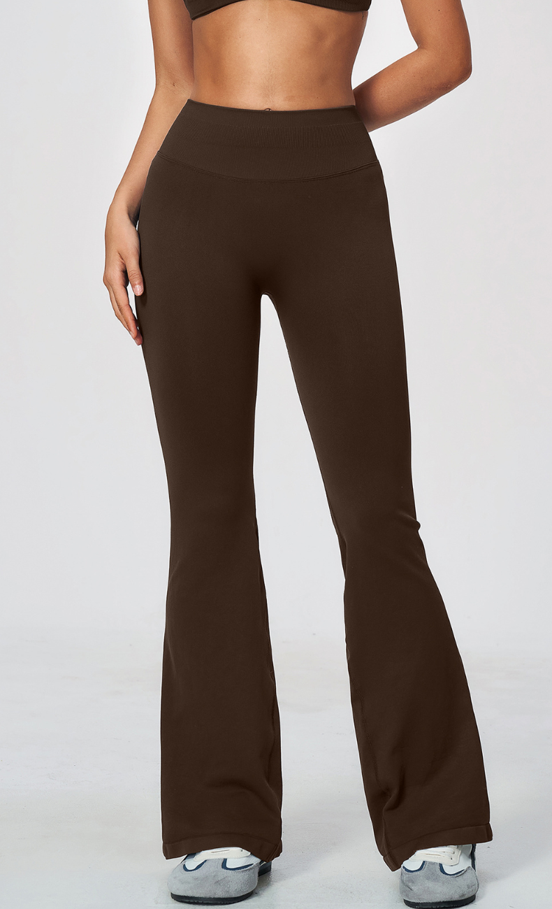 Malia Ribbed High Waisted Flare Legging