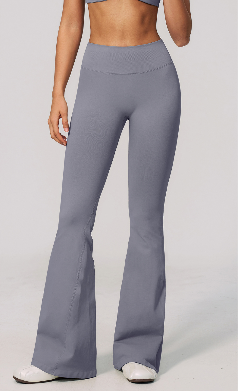 Malia Ribbed High Waisted Flare Legging