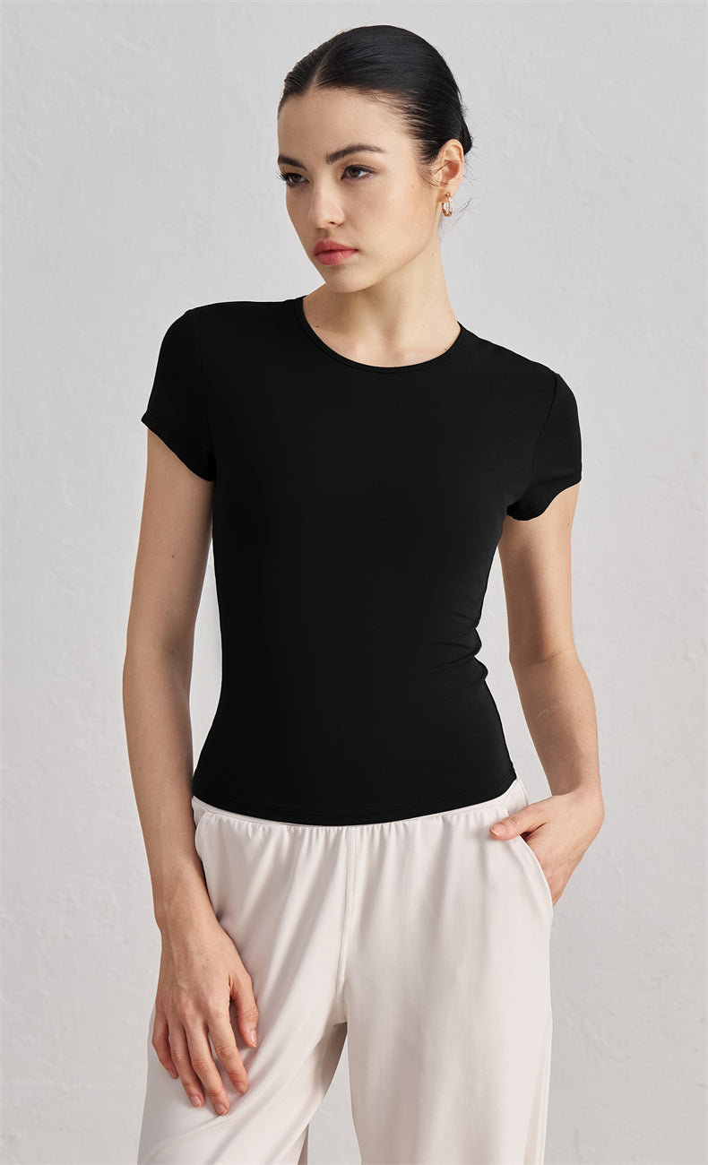 Ophelia Women Workout Tee - WOO YOGA