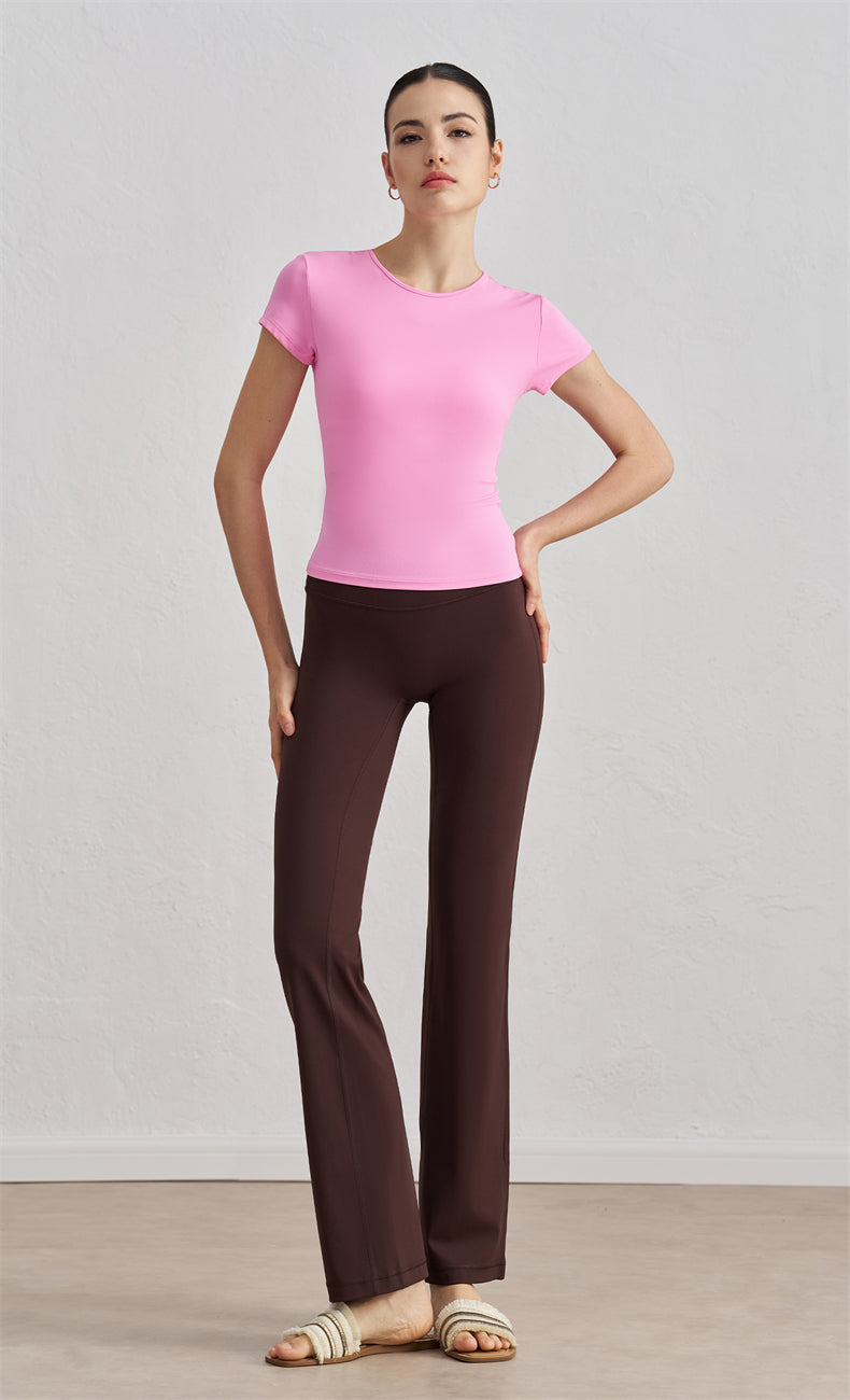Ophelia Women Workout Tee - WOO YOGA