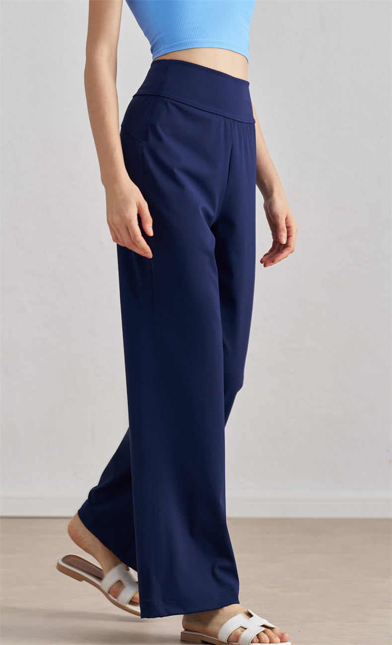 WOO YOGA - Ivanka Mid-Rise Straight Pant