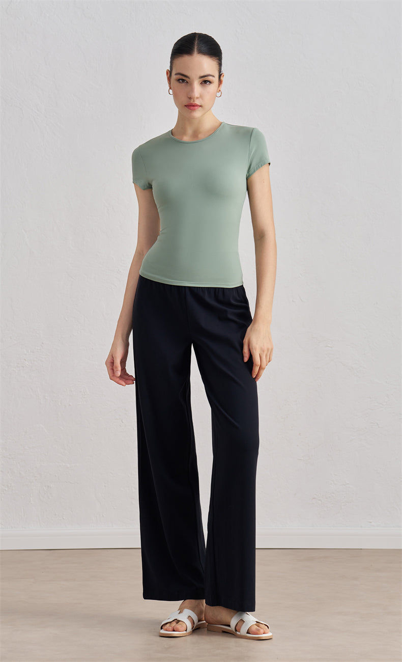 Ophelia Women Workout Tee - WOO YOGA