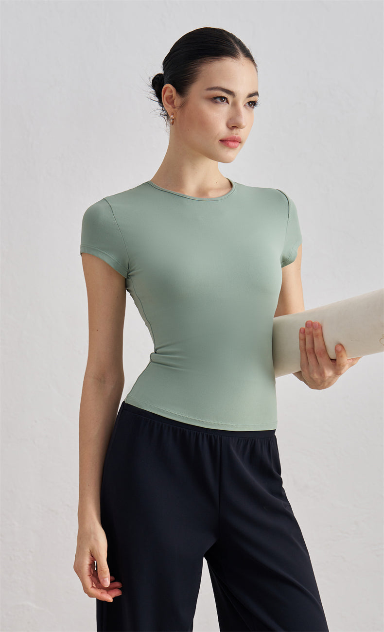 Ophelia Women Workout Tee - WOO YOGA