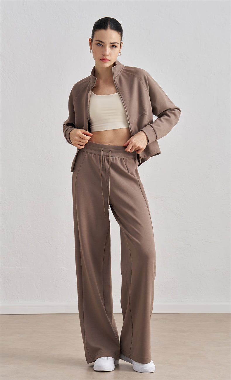 WOO YOGA - Victoria Organic Cotton Straight Leg Yoga Pant