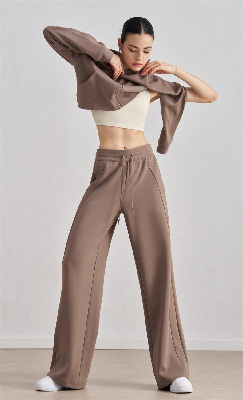 WOO YOGA - Victoria Organic Cotton Straight Leg Yoga Pant