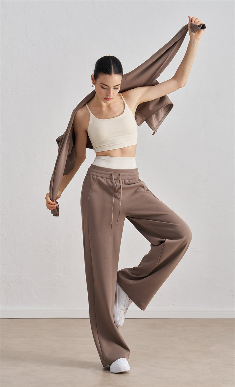 WOO YOGA - Victoria Organic Cotton Straight Leg Yoga Pant