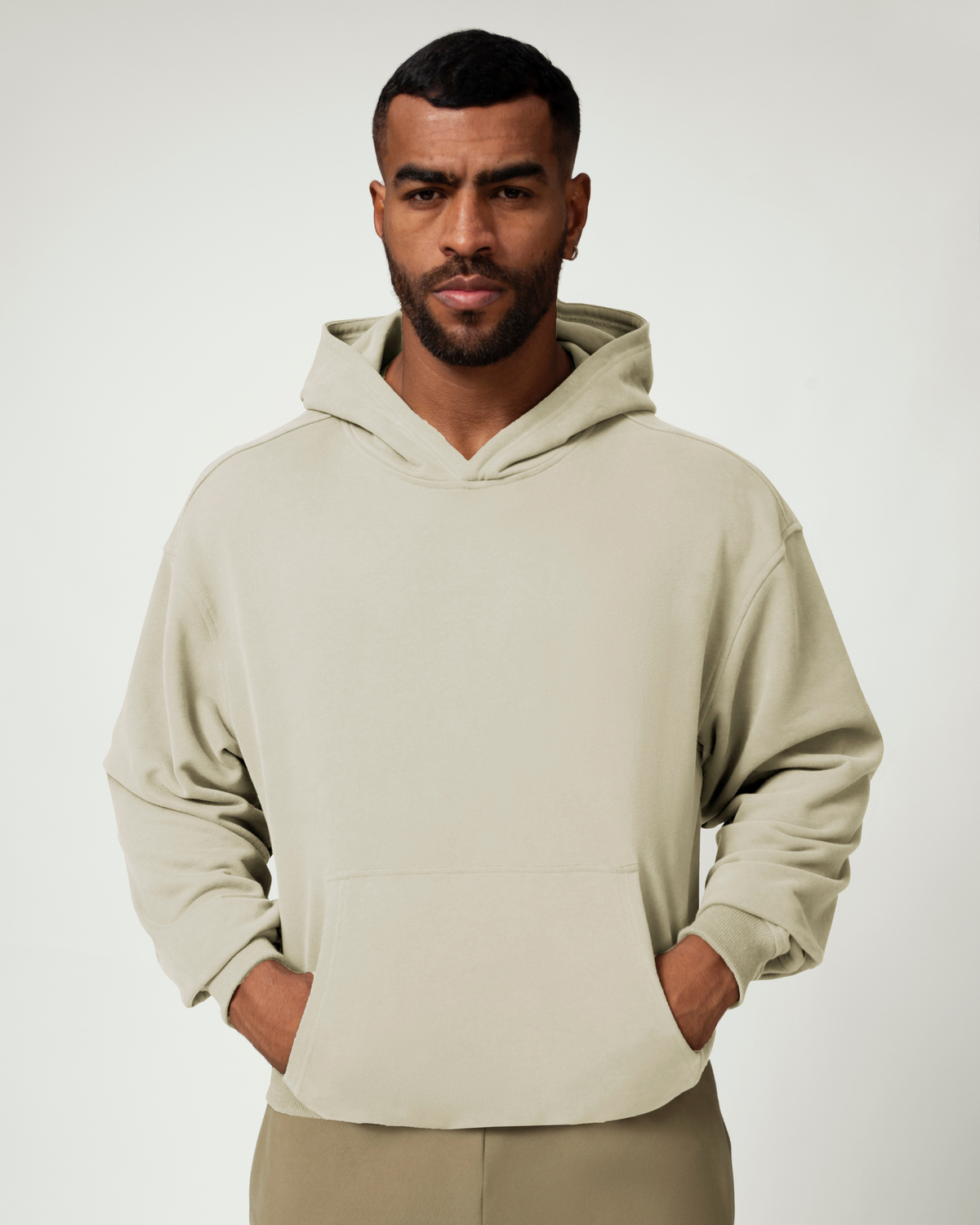 Everyday Ease Relaxed Cotton Blend Men's Hoodie