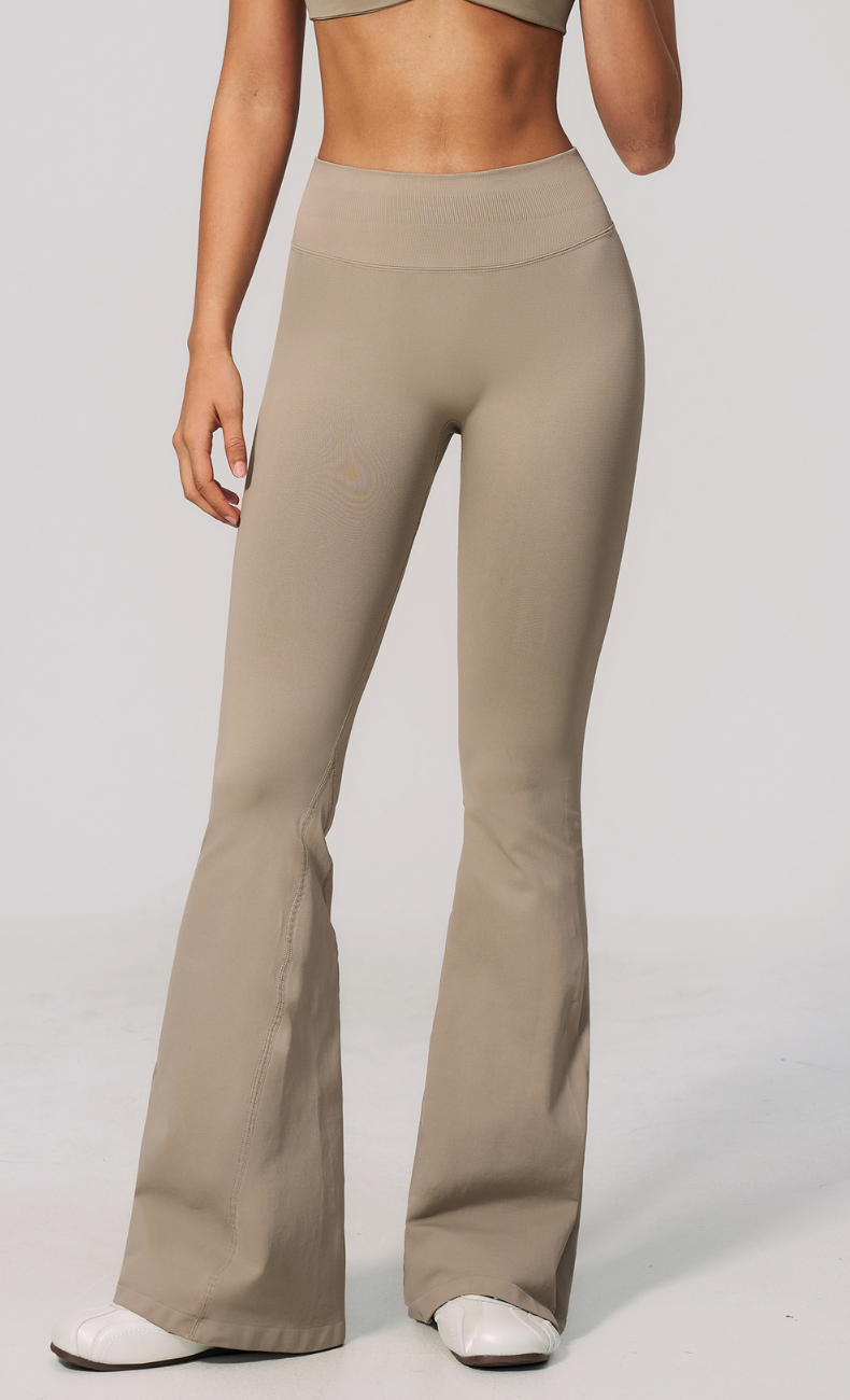 Malia Ribbed High Waisted Flare Legging