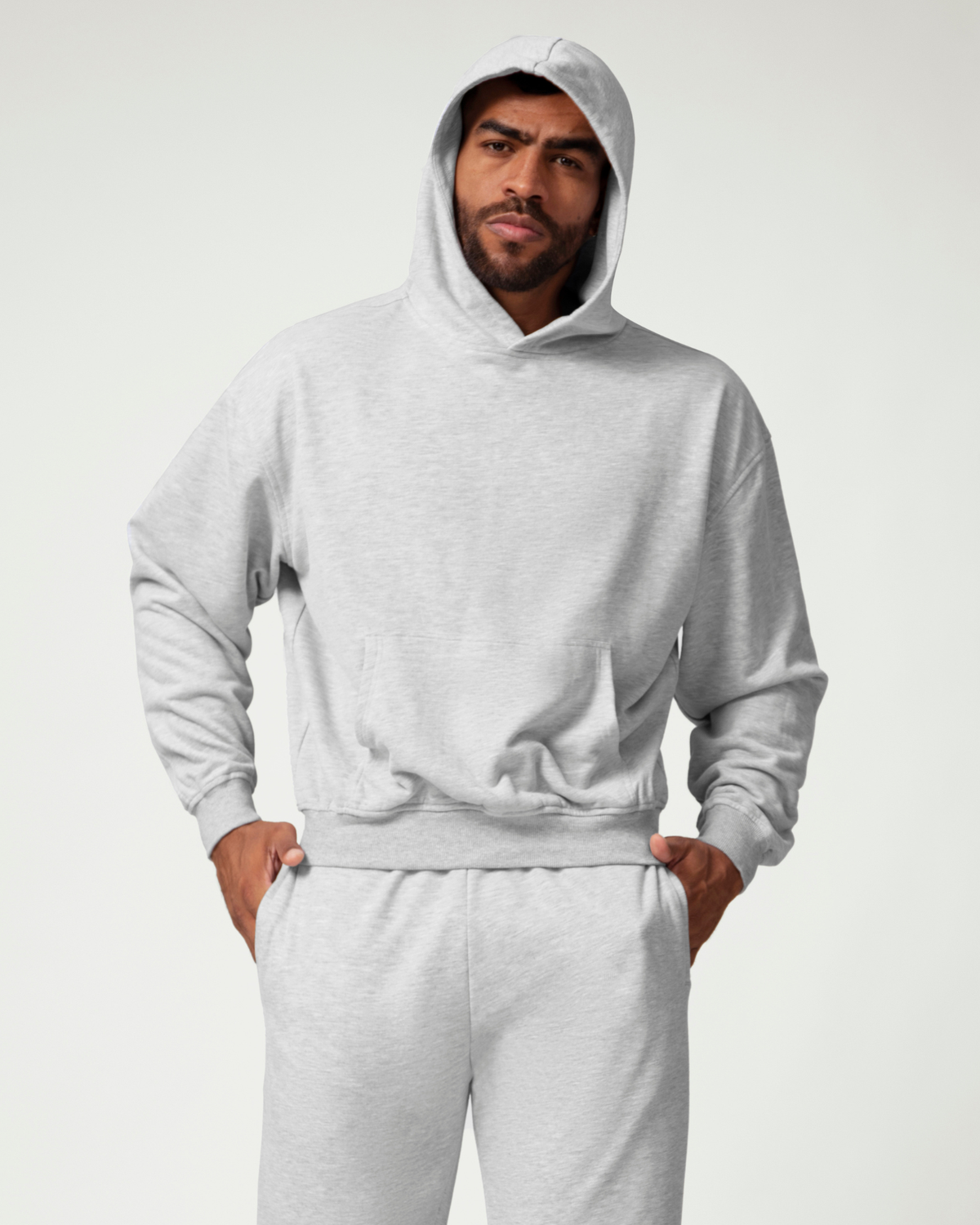 Everyday Ease Relaxed Cotton Blend Men's Hoodie