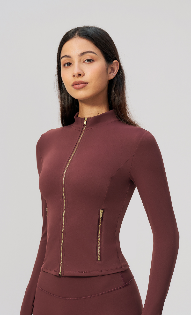 Lauren Full-Zip Jacket Wide Leg Pants Matching Set