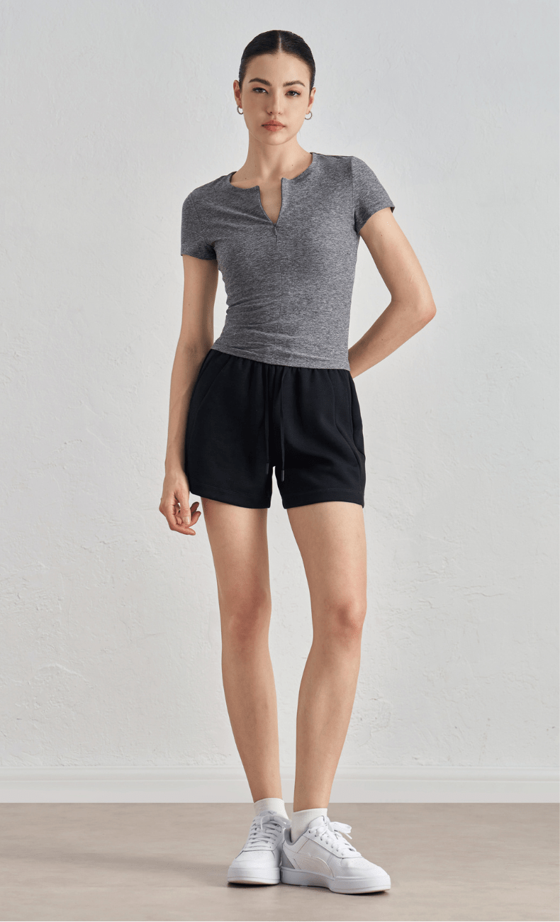 WOO YOGA Shorts Riley Sporty Casual Short