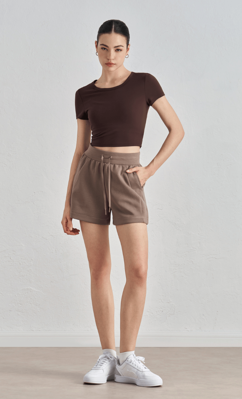 WOO YOGA Shorts Riley Sporty Casual Short