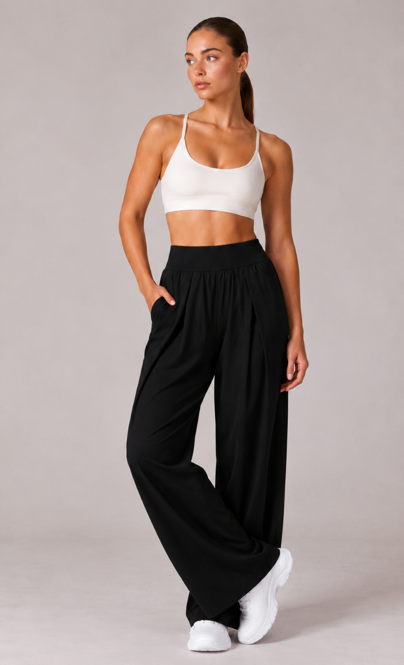 Clara High Waisted Wide Leg Pant