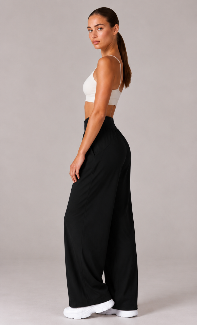 Clara High Waisted Wide Leg Pant