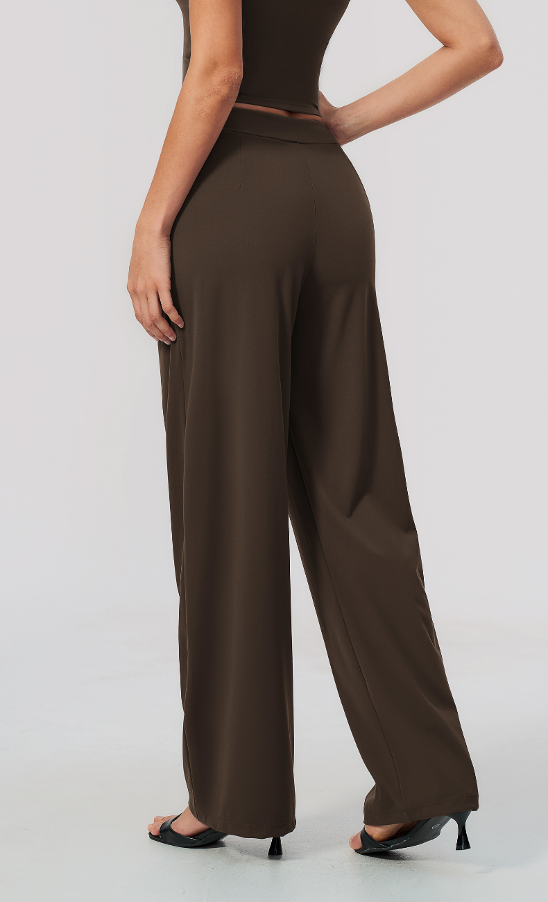 Taylor Pleated Wide Leg Pant