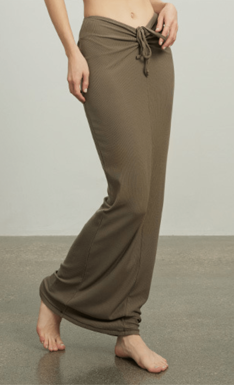 WOO YOGA Dress Evelyn Ribbed Mermaid Dress