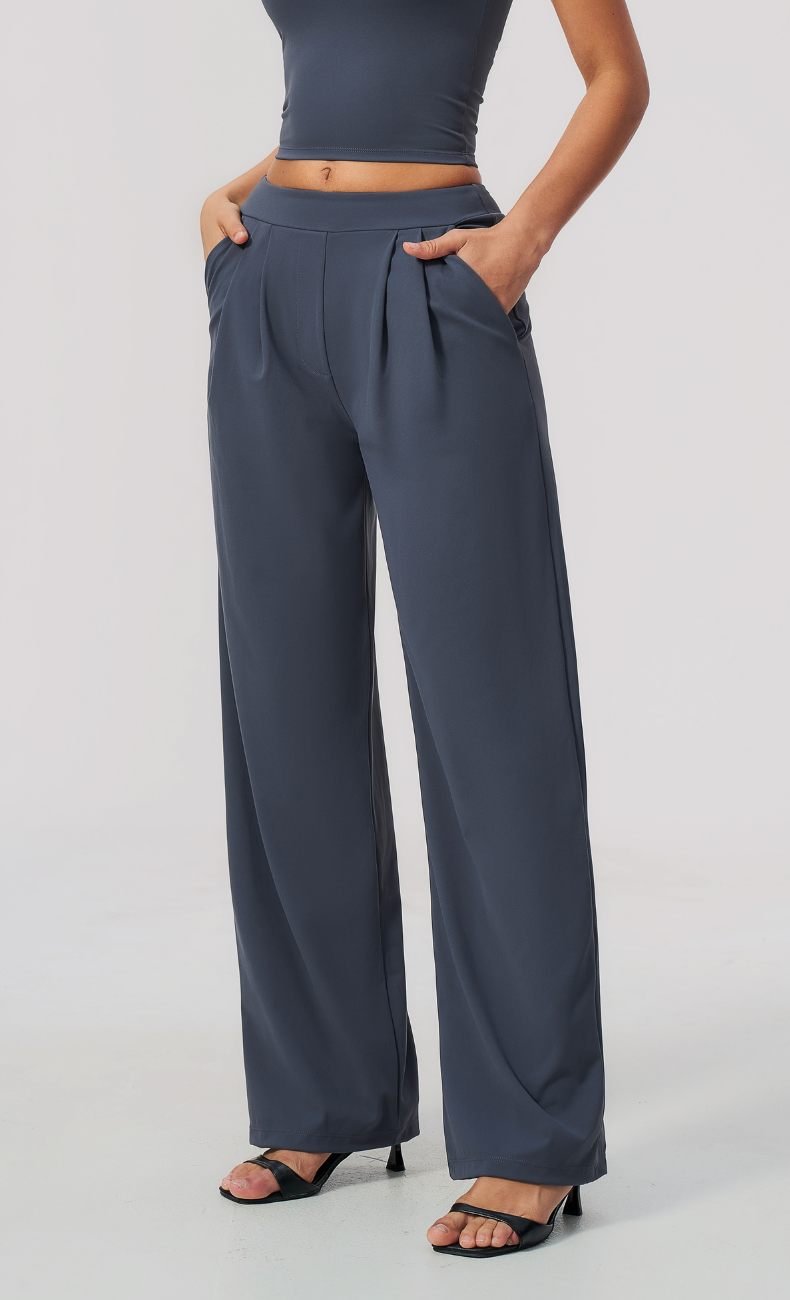 Taylor Pleated Wide Leg Pant