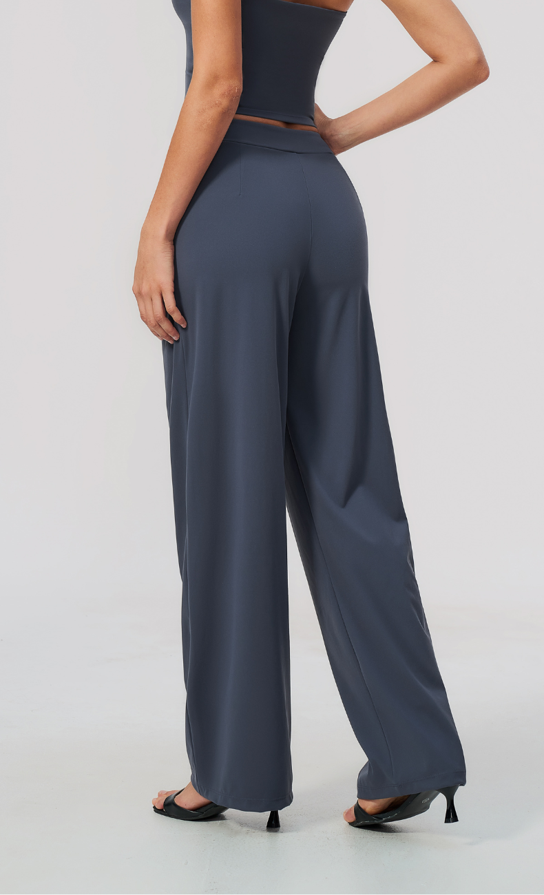 Taylor Pleated Wide Leg Pant
