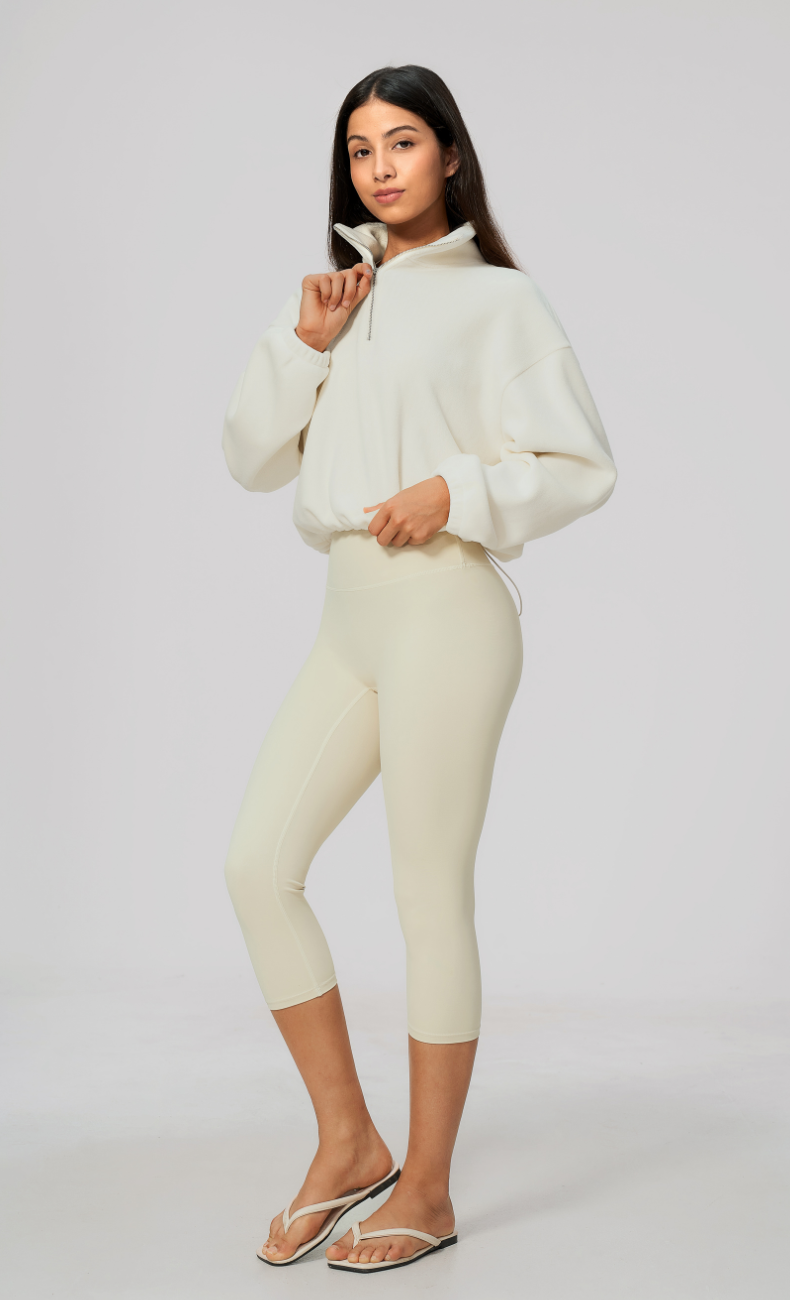 Kaia Double-Sided Fleece Half Zip Pullover