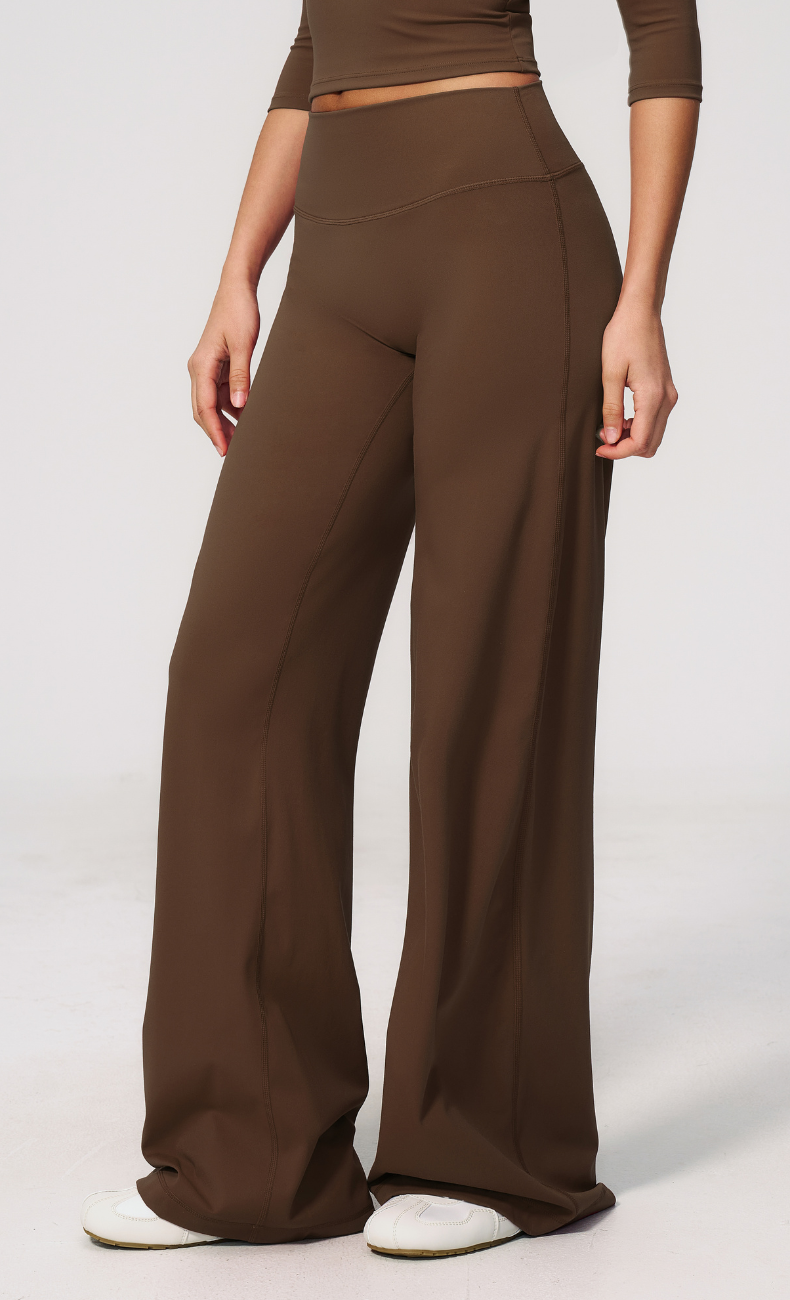 Alexandra 3/4 Sleeve Wide Leg Pants Workout Set