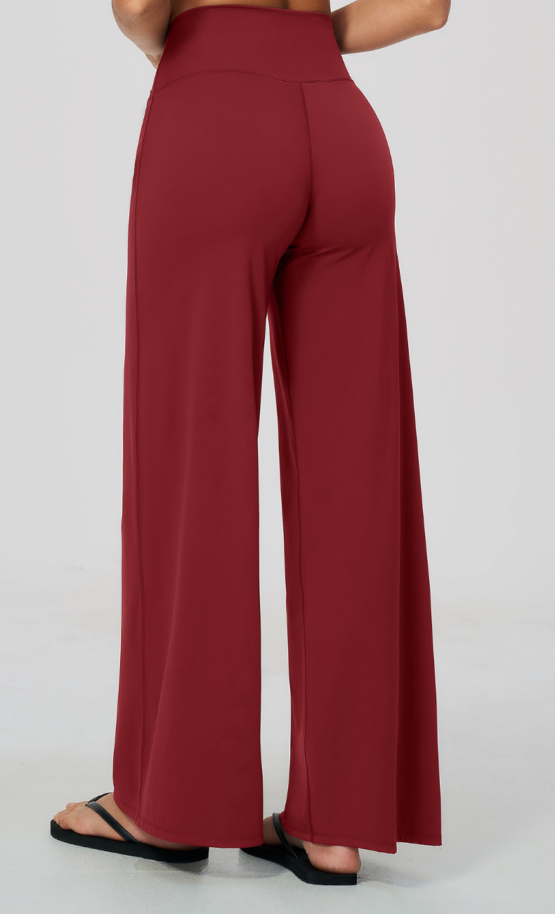Priscilla Cross Waist Wide Leg Pant