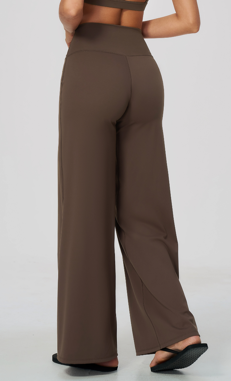 Priscilla Cross Waist Wide Leg Pant