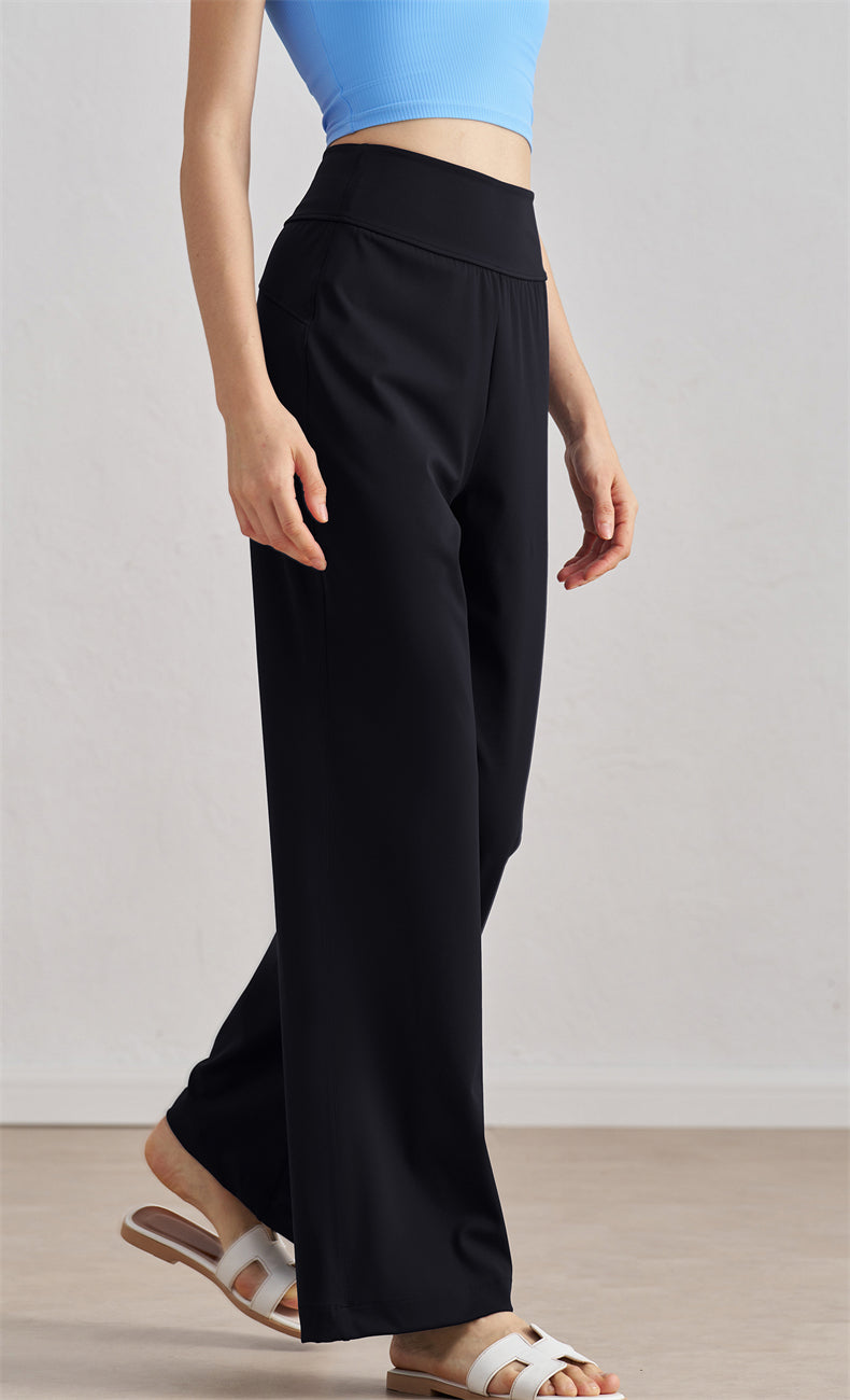 WOO YOGA - Ivanka Mid-Rise Straight Pant