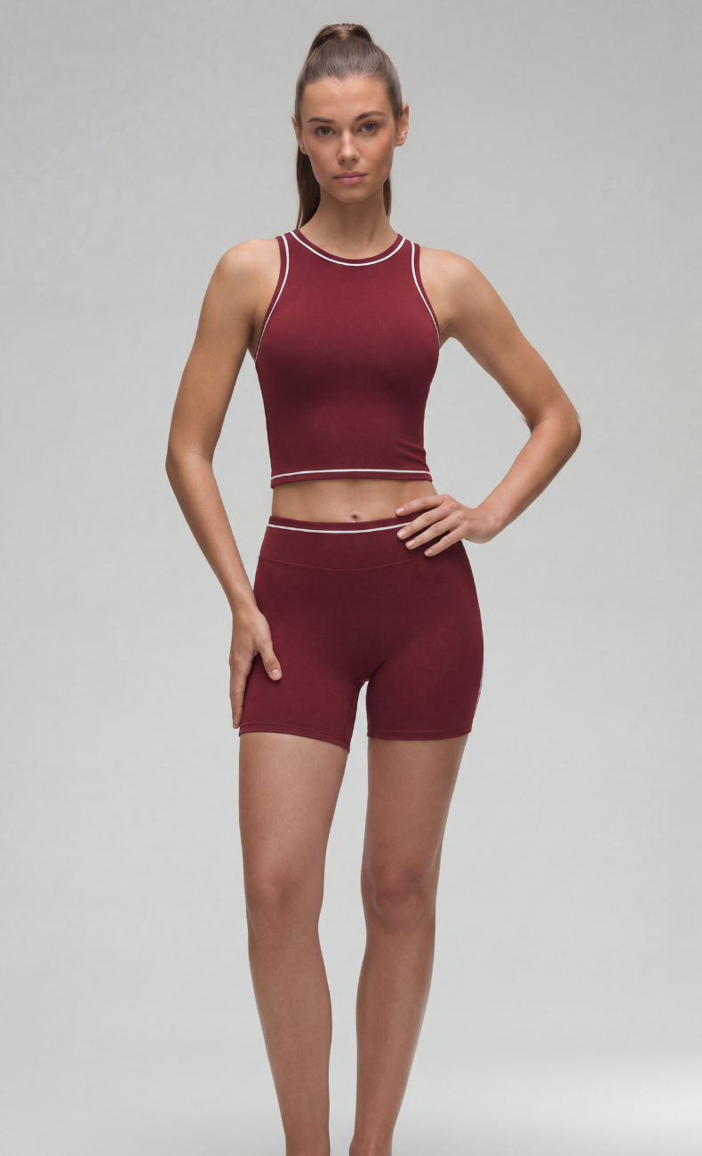 Layla Flex Seamless Tank & Biker Short Set