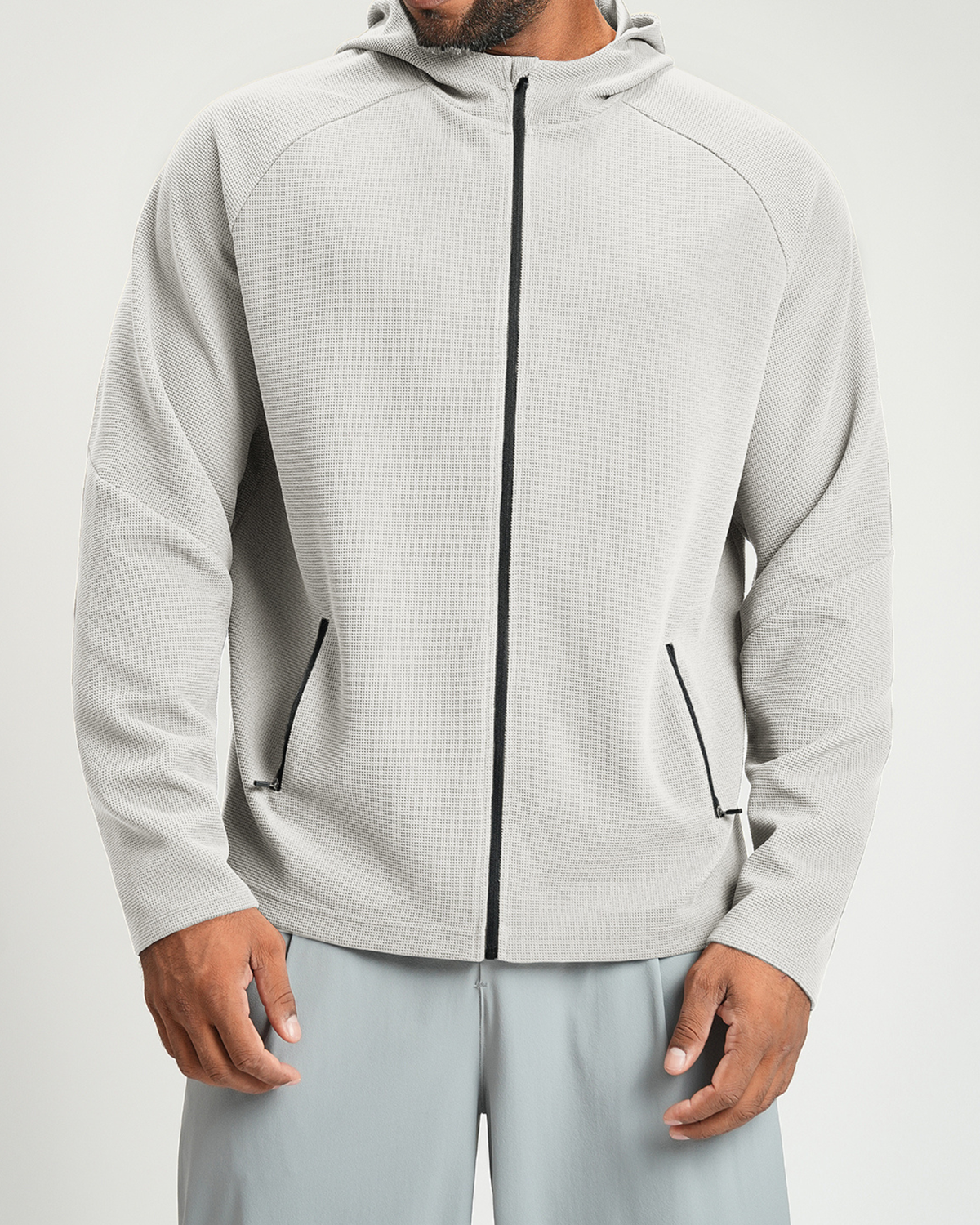 Everyday Ease Waffle Men's Full-Zip Hoodie