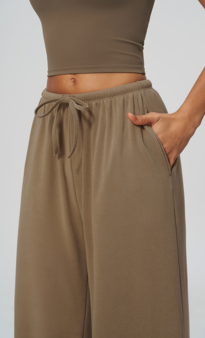 Tatiana Full-Zip Jacket Wide Leg Pants Matching Set
