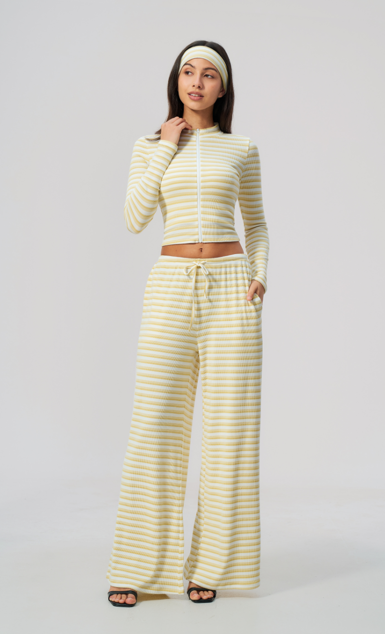 Alix Striped 3-Piece Lounge Set