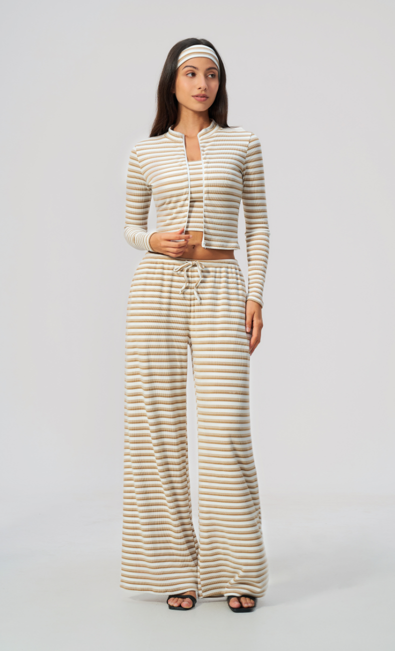 Alix Striped 3-Piece Lounge Set