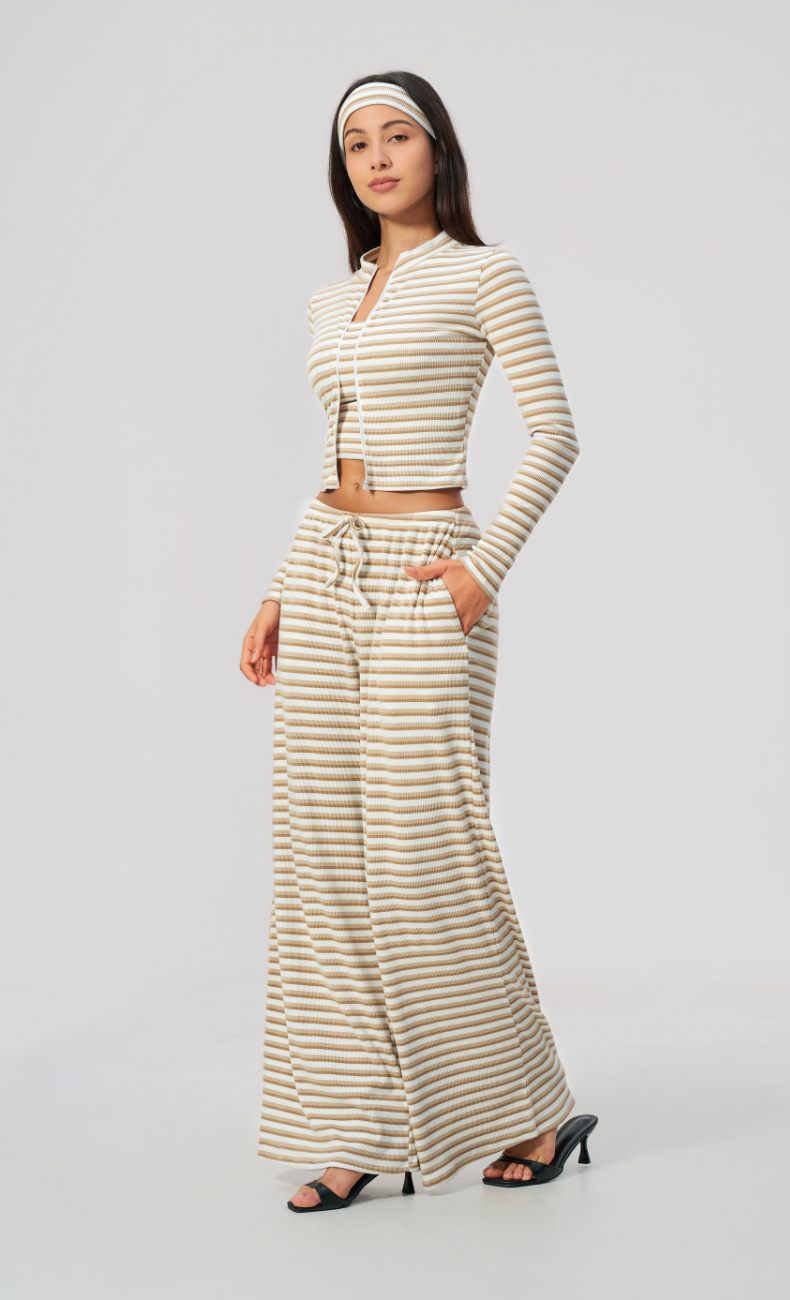 Alix Striped 3-Piece Lounge Set