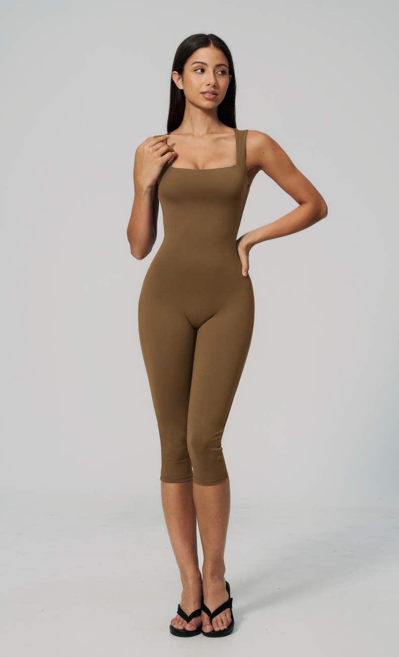 Sabrina Throw & Go Capri Jumpsuit
