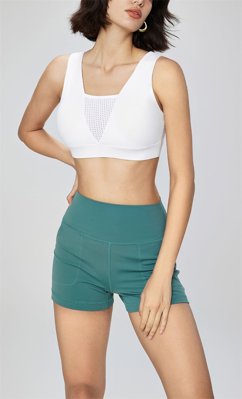 Angela V-neck Comfort Sports Bra