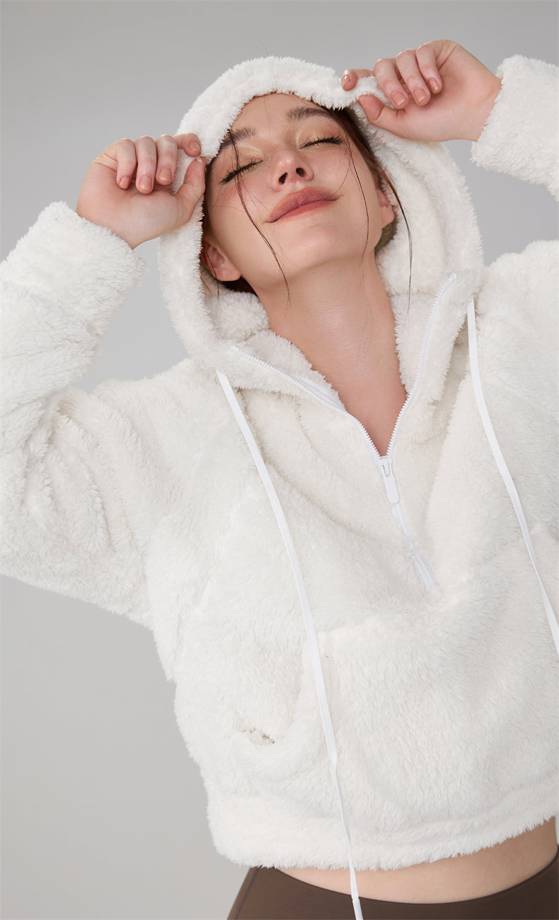 WOO YOGA - Kaia Ultra Warm Fleece Hoodie