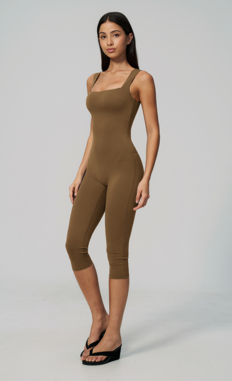 Sabrina Throw & Go Capri Jumpsuit