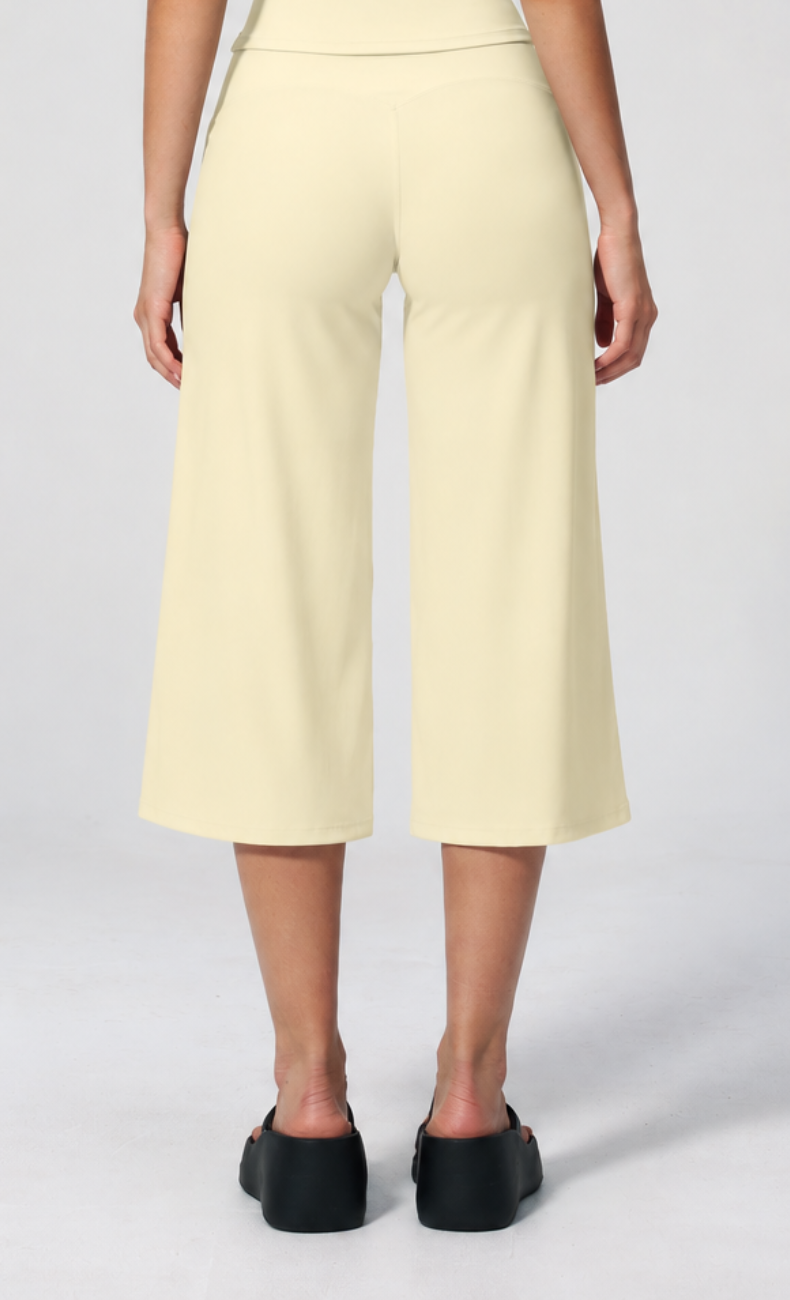 Quinn Cami Wide Leg Capri Workout Set